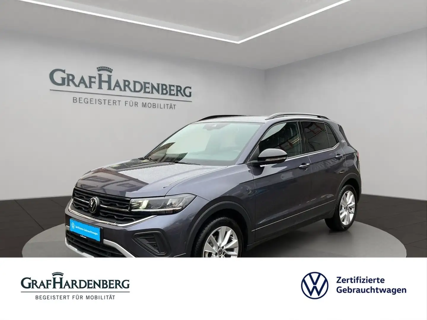 Volkswagen T-Cross GOAL Plus 1.0 TSI DSG Navi AHK LED Gris - 1