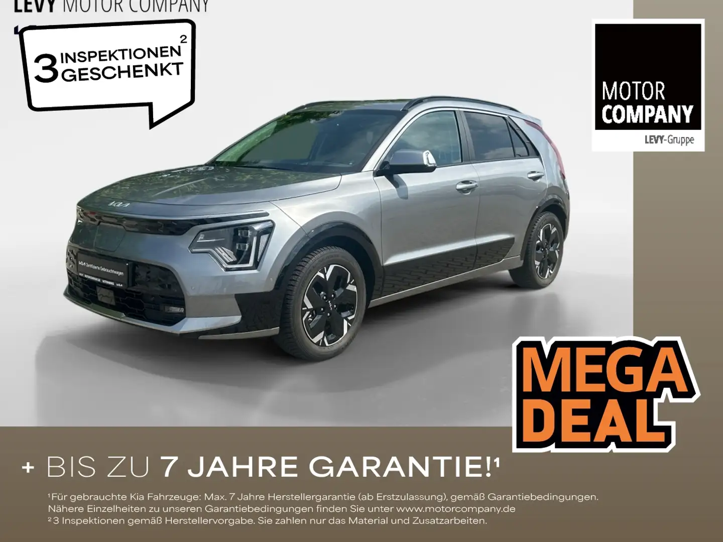 Kia Niro (648kWh) e- Inspiration Navi FLA 4xSHZ Gri - 1
