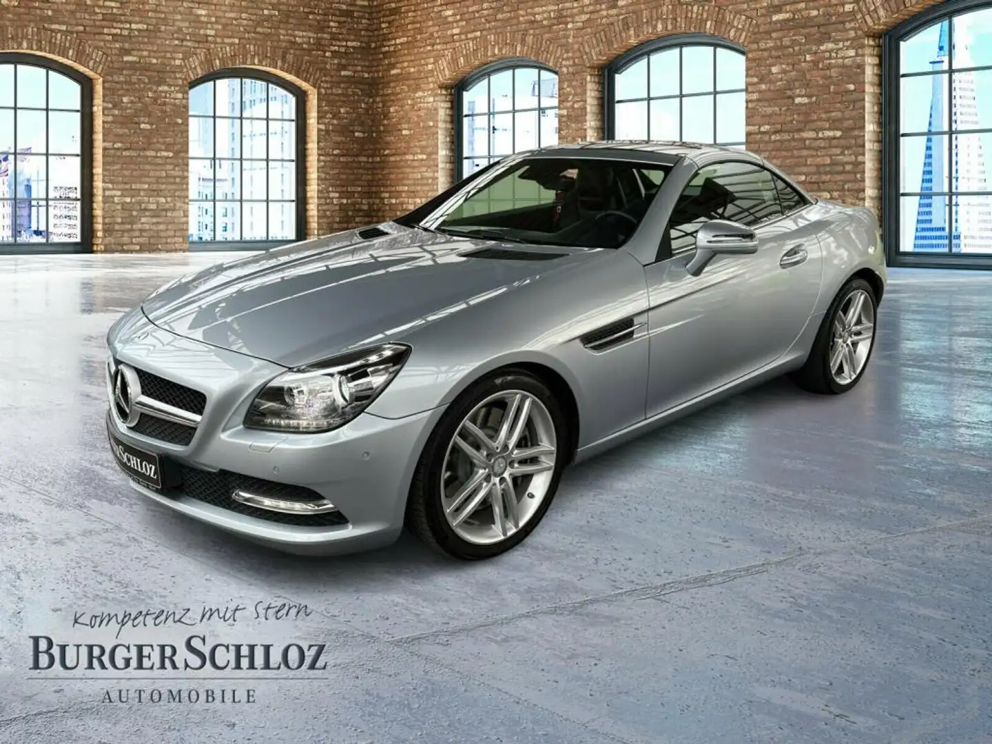 Mercedes-Benz SLK 200 AUT DynLicht Fernlichtass. KlimaA LED Argintiu - 1