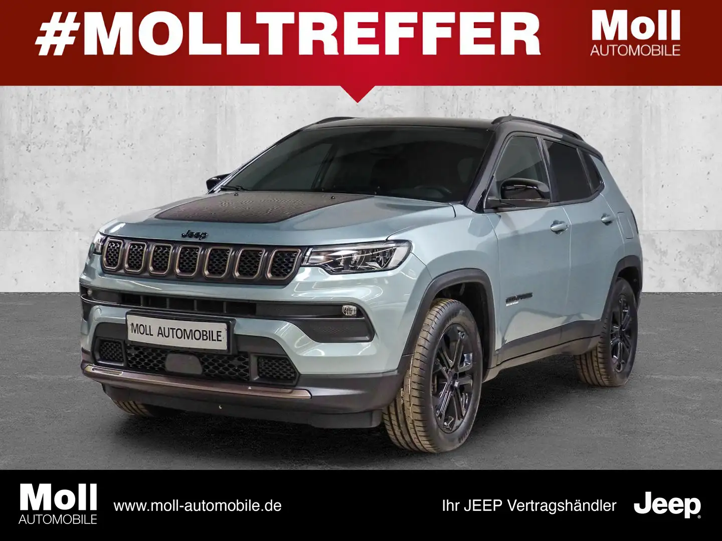 Jeep Compass Upland Plug-In Hybrid 4WD LED ACC Apple CarPlay Grün - 1