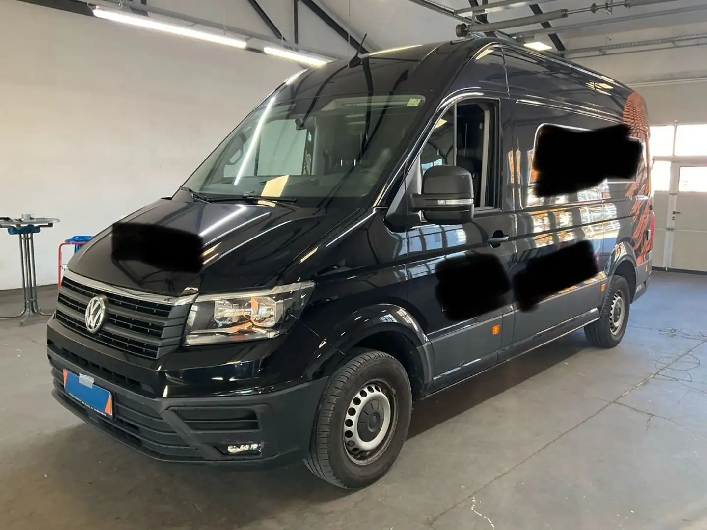Volkswagen Crafter 35*Standheiz*AHK*R-Cam*Klima*Fenster*MwSt Noir - 1