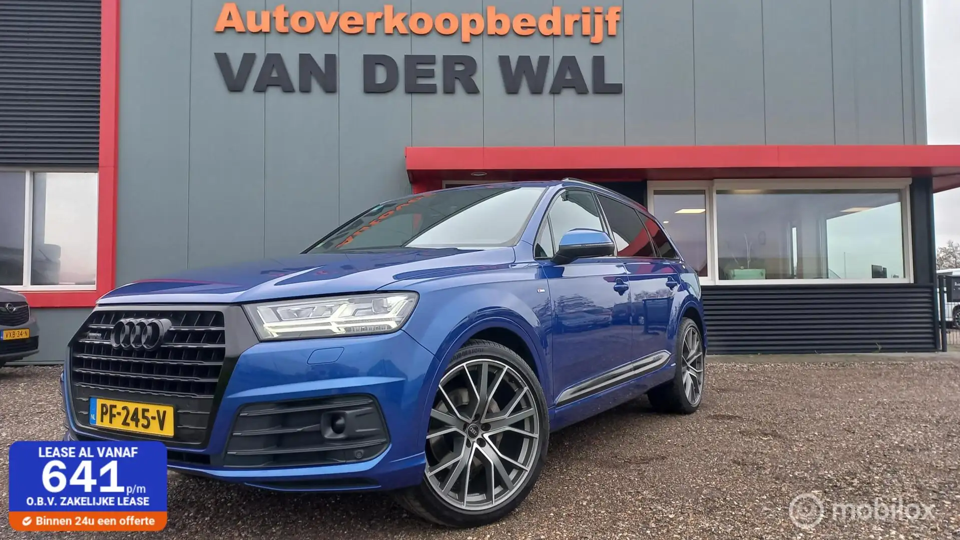 Audi Q7 3.0 TDI quattro S LINE NEDELANDSE AUTO KM N.A.P. Blu/Azzurro - 1