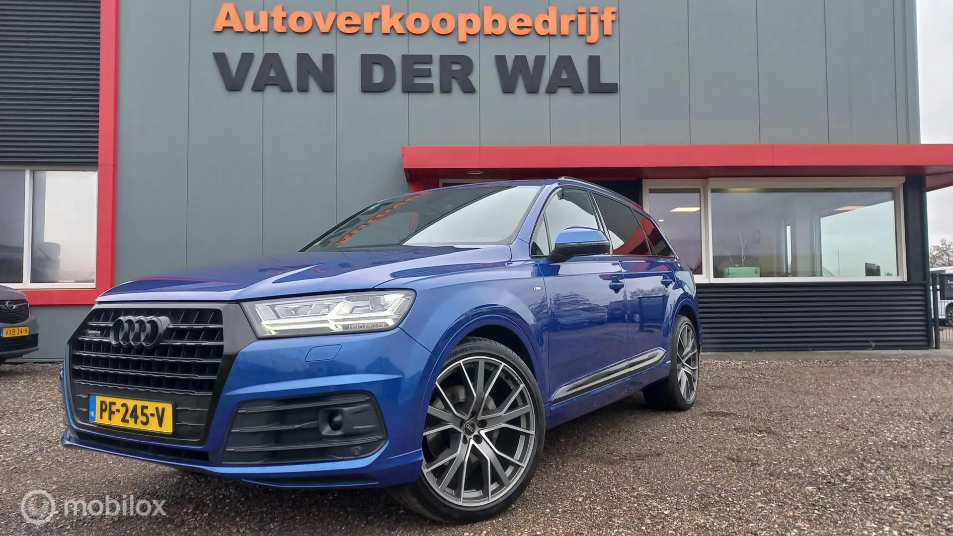 Audi Q7 3.0 TDI quattro S LINE NEDELANDSE AUTO KM N.A.P. Blau - 1