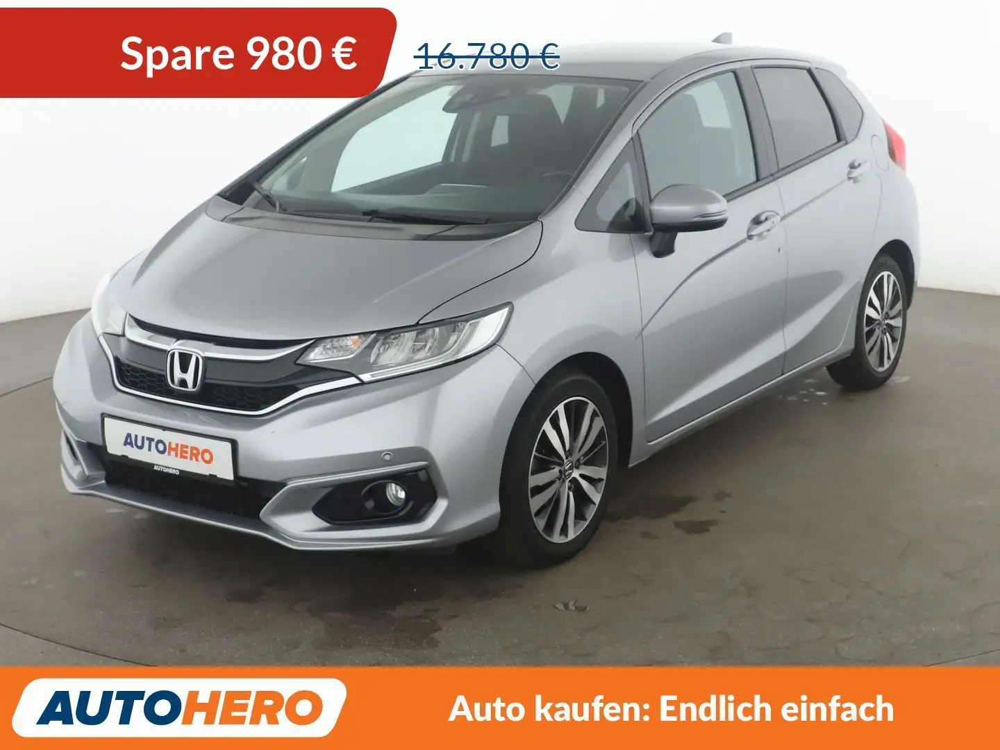 Honda Jazz 1.3 i-VTEC Elegance Aut*NAVI*TEMPO*CAM*PDC*SHZ* Grau - 1
