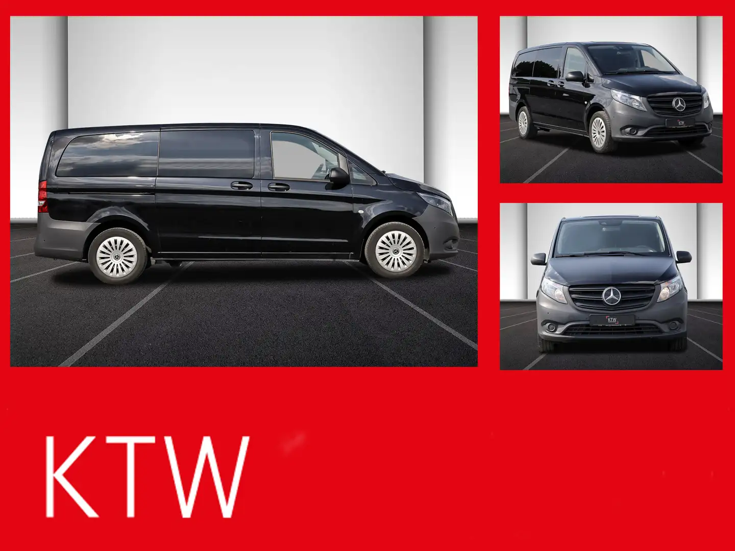 Mercedes-Benz Vito 116CDI lang,TourerPro,2xKlima,9Sitze,Kamera Noir - 1