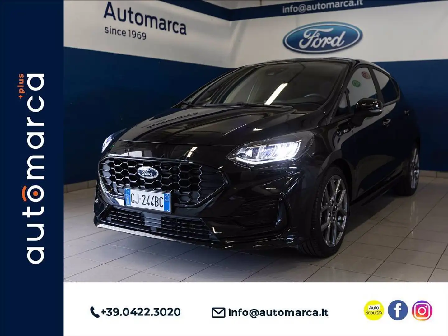 Ford Fiesta 5p 1.0 ecoboost h ST-Line 125cv Noir - 1