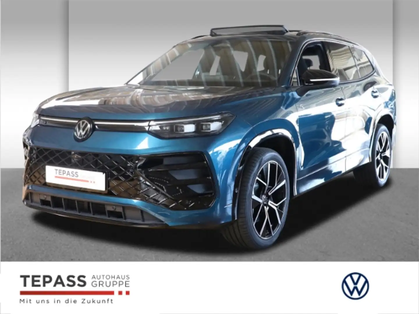 Volkswagen Tayron 2.0 TSI R-LINE NAVI PANO BLACK STYLE Bleu - 1