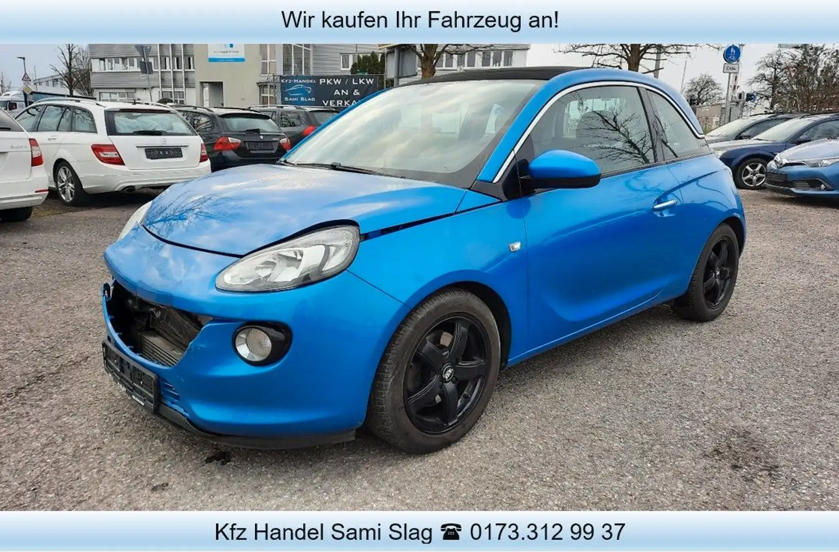 Opel Adam Open Air ecoFlex Faltdach-SHZ-MFL-LHZ-ALU* Azul - 1