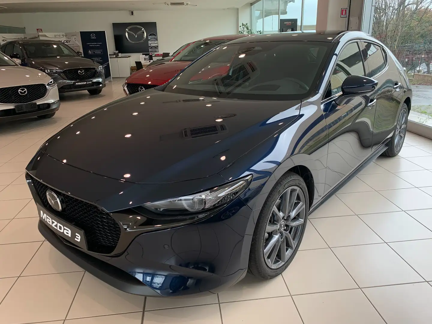 Mazda 3 5p 2.0 m-hybrid Exclusive Line 122cv " KM ZERO" Blu/Azzurro - 1