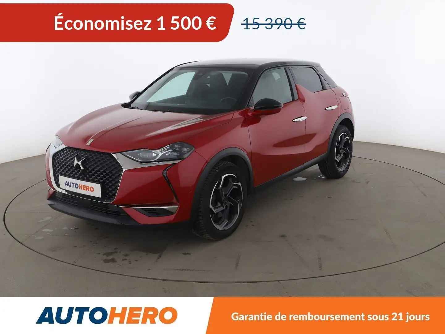 DS Automobiles DS 3 Crossback 1.2 PureTech So Chic Automatique Rojo - 1