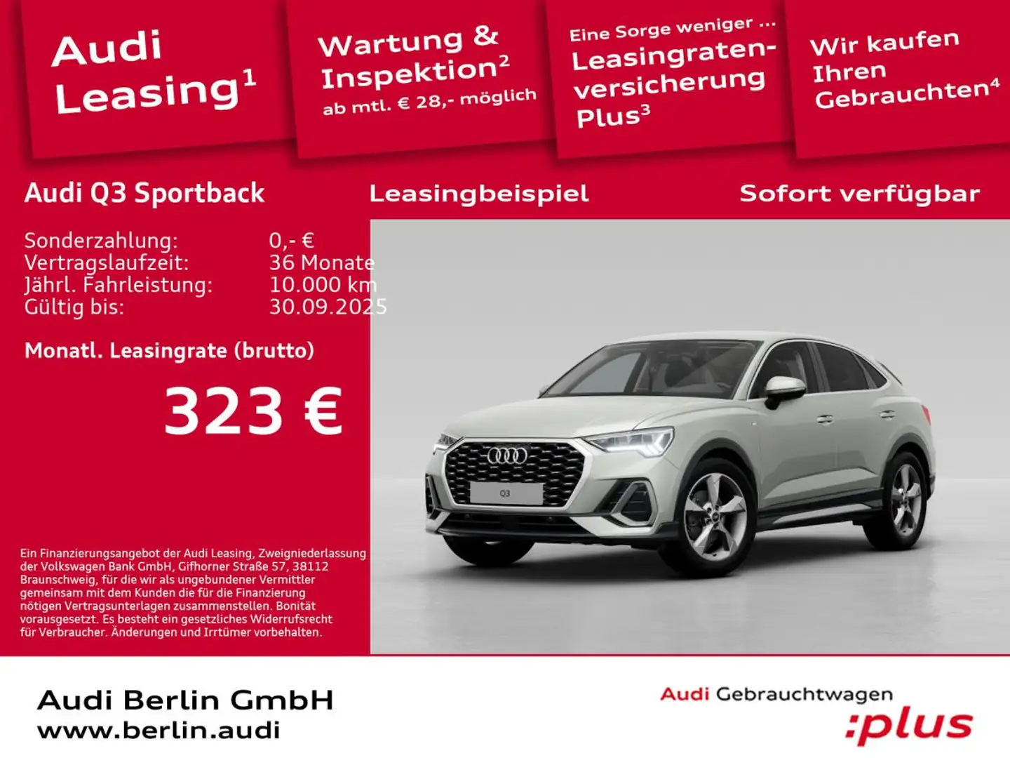 Audi Q3 S line 35 TFSI S tr. AHK STDHZG LED Silber - 1