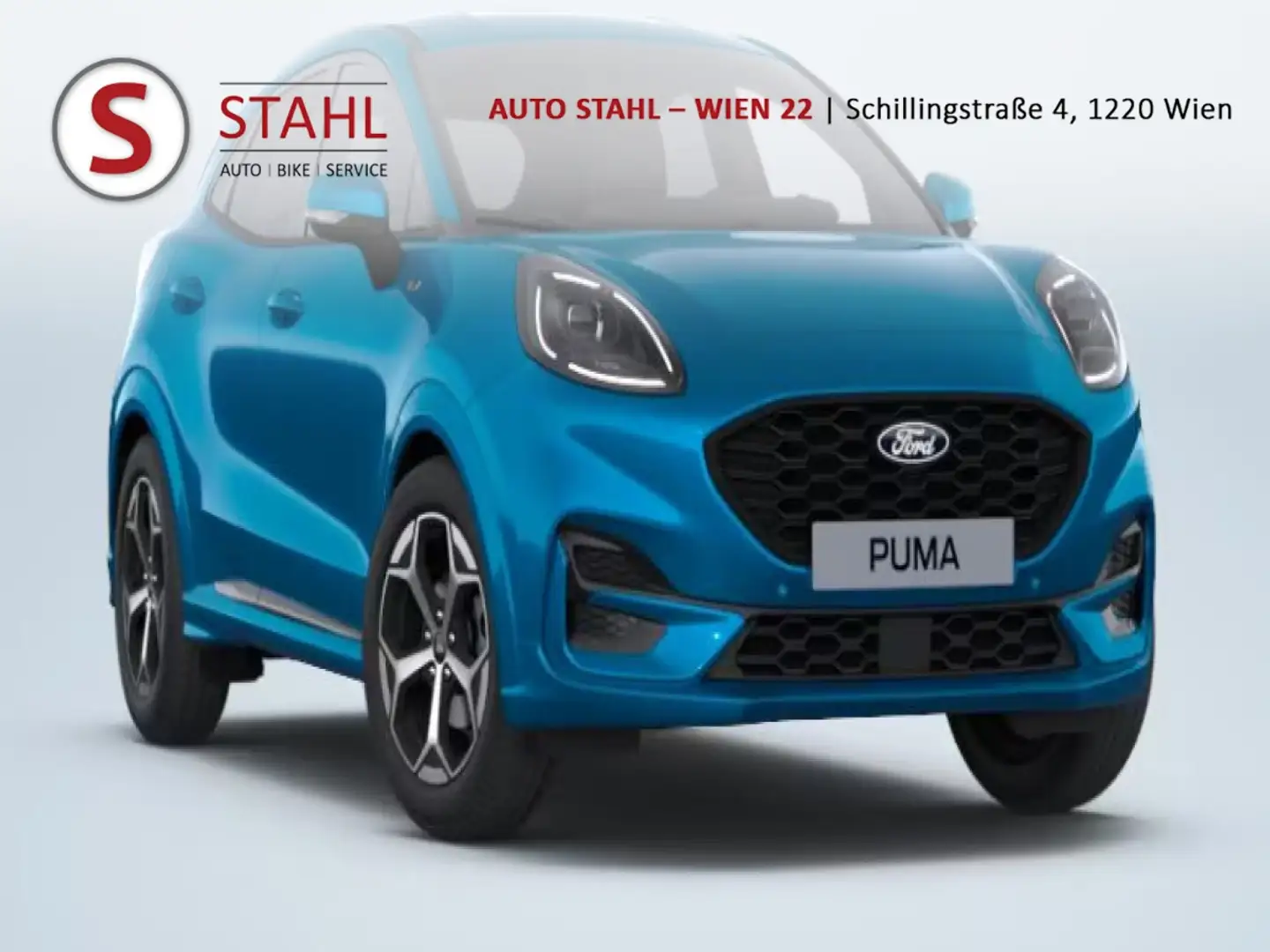 Ford Puma 1,0 EcoBoost ST-Line Aut. Blau - 1