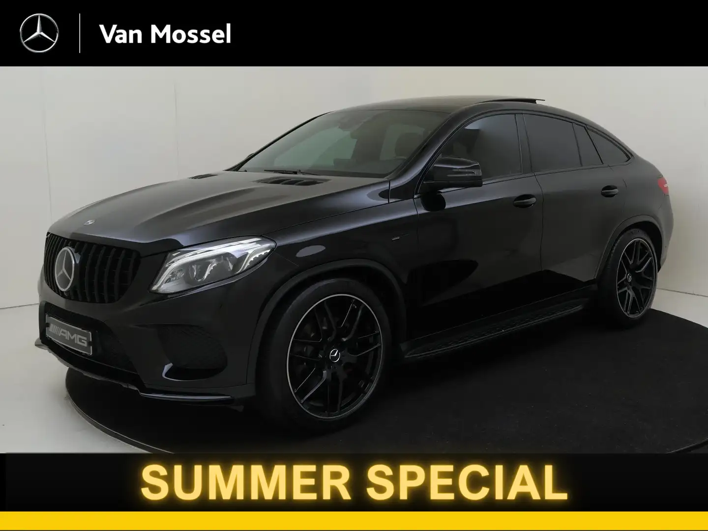 Mercedes-Benz GLE 43 AMG Coupé 4MATIC /Panoramadak / Night pakket/ Memory s Zwart - 1