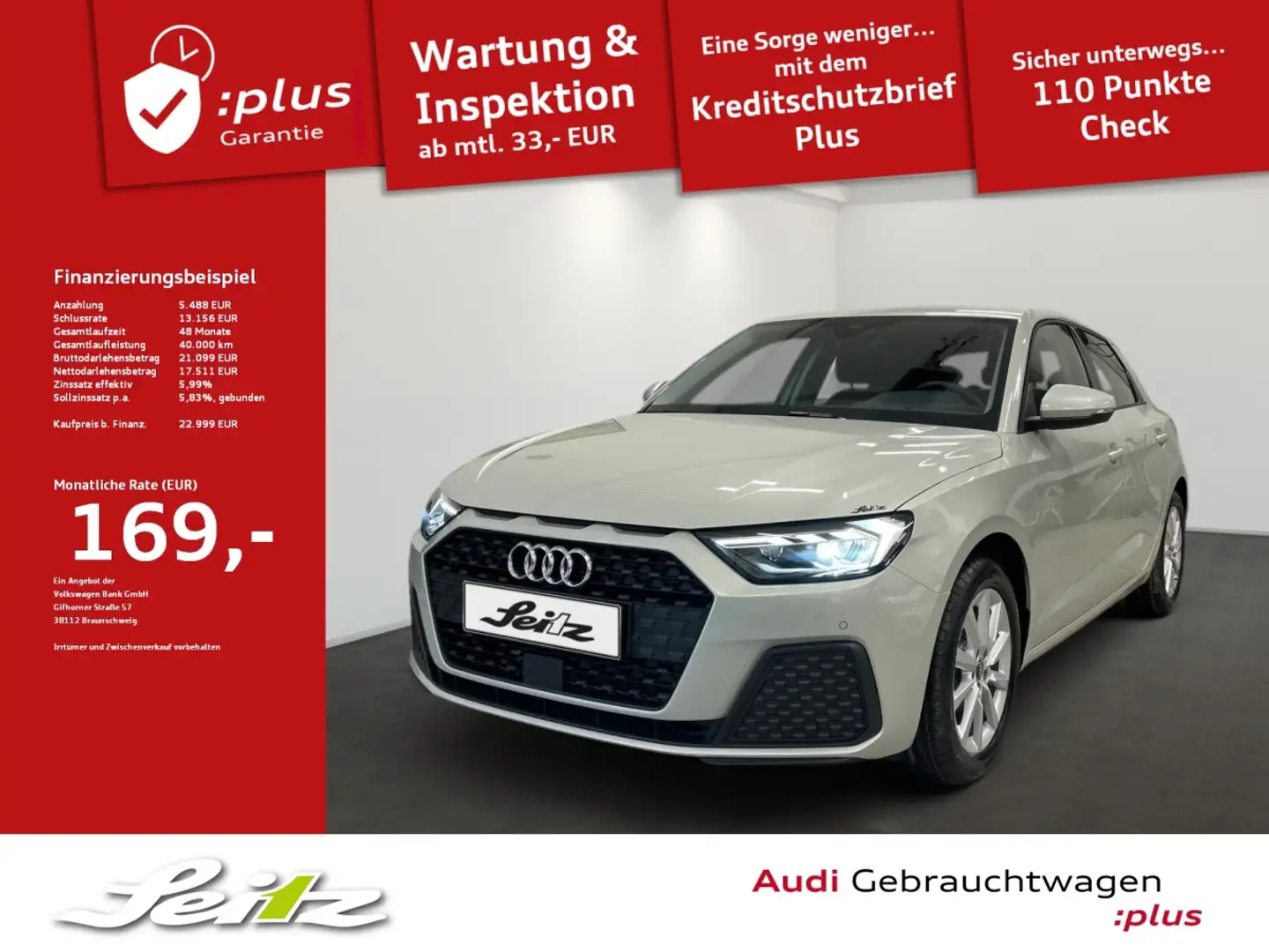Audi A1 Sportback 25 TFSI *LED*KAMERA*SITZH* Silber - 1