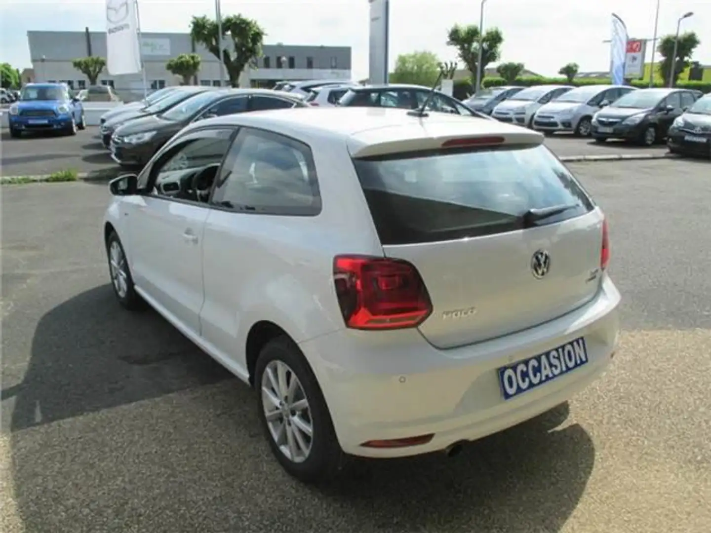 Volkswagen Polo 1.2 TSI 90ch BlueMotion Technology Lounge DSG7 3p Wit - 2