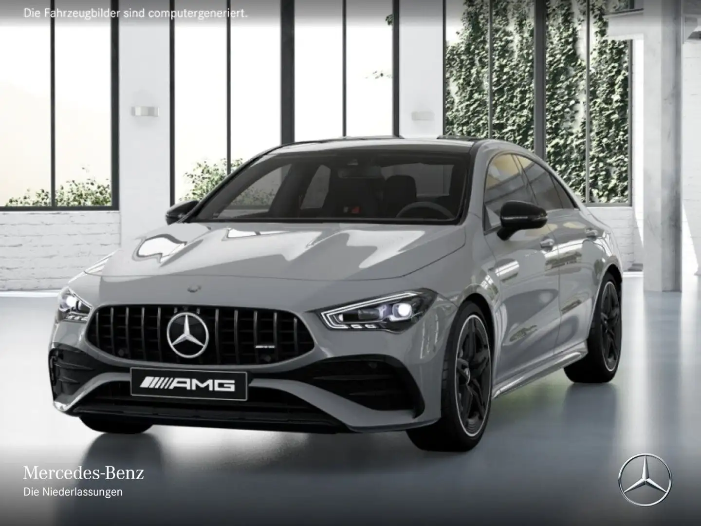Mercedes-Benz CLA 35 AMG CLA 35 4M AMG+PANO+360°+MULTIBEAM+BURMESTER+TOTW Grau - 2