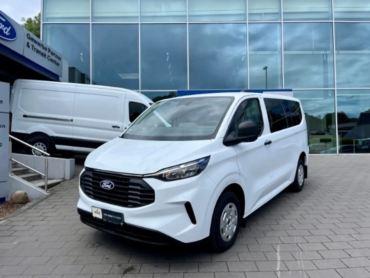 Ford Transit Custom Kombi 320 L1 Trend 9-Sitzer Klimaautomatik vo.u.hi White - 2