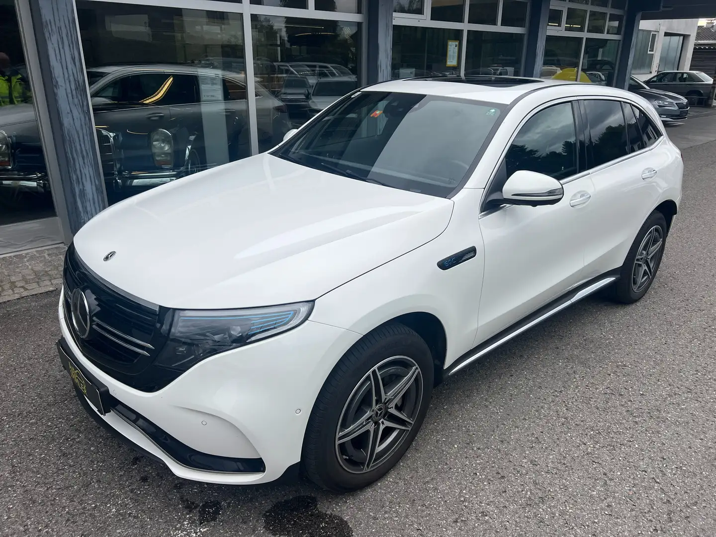 Mercedes-Benz EQC 400 EQC400*AMG*STANDHEIZUNG*SCHIEBEDACH*KEYLESS Blanc - 1