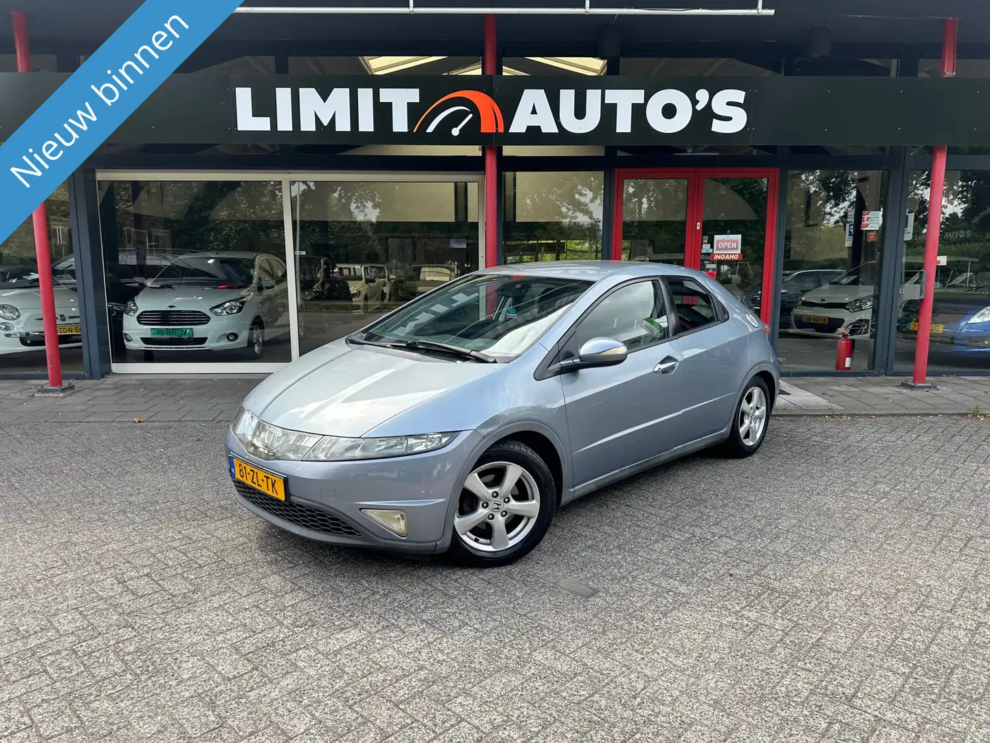 Honda Civic 1.4 Sport Airco/Cruise/Pdc/El.ramen/Lmv/Trekhaak/6 Blauw - 1