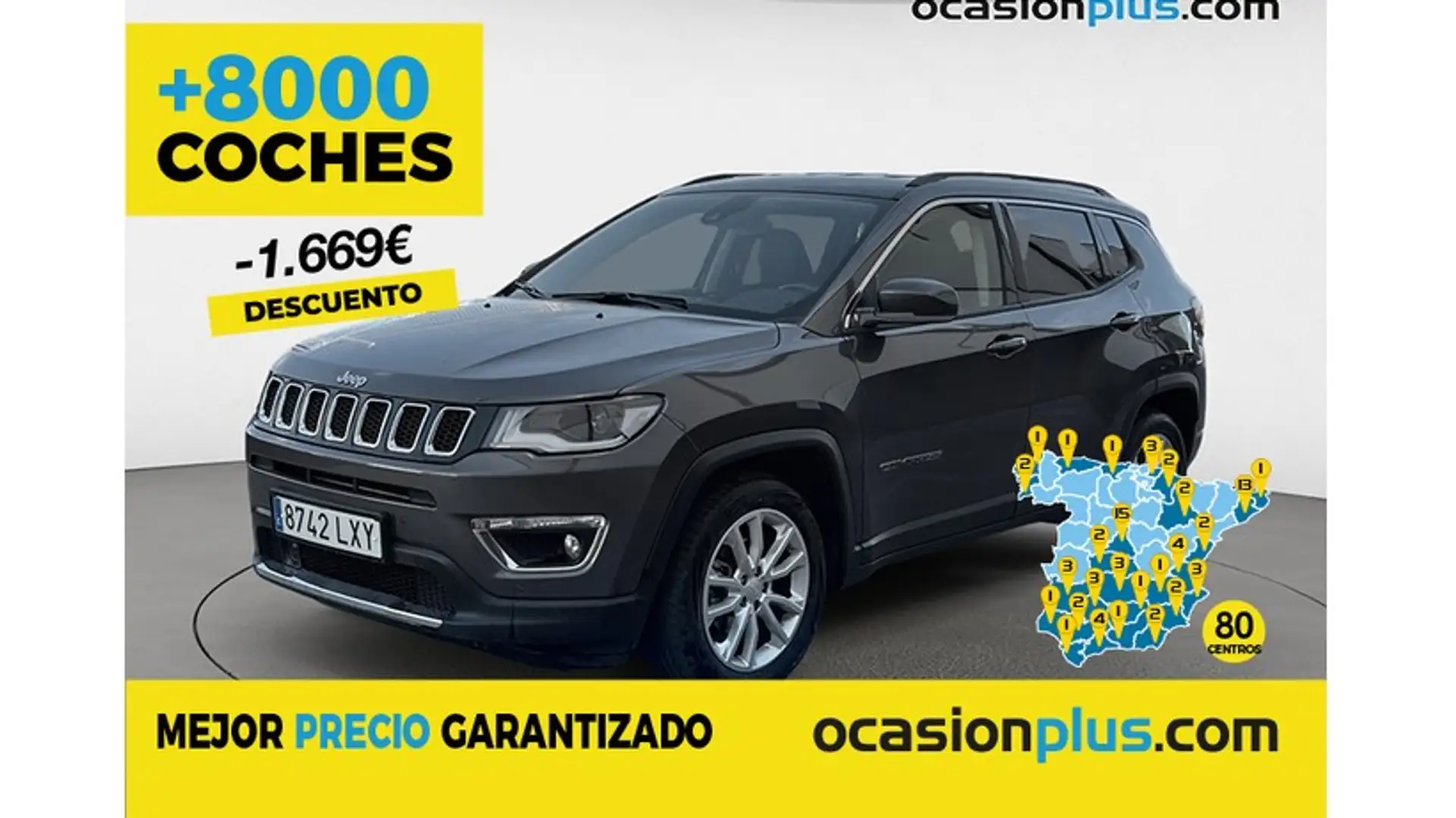 Jeep Compass 1.3 Gse T4 Limited 4x2 130 Gris - 1