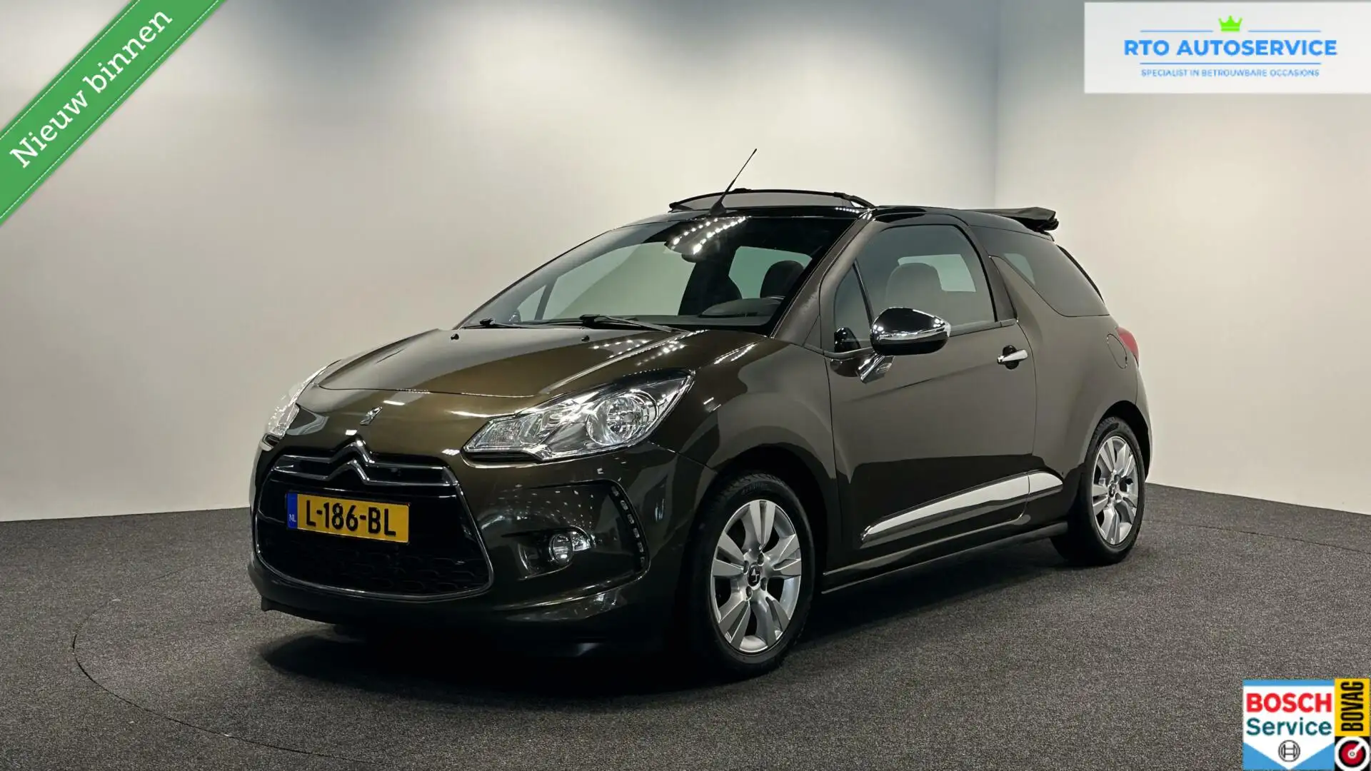 Citroen DS3 Cabrio 1.6 VTi So Chic CRUISE/NAVI/AIRCO Maro - 1