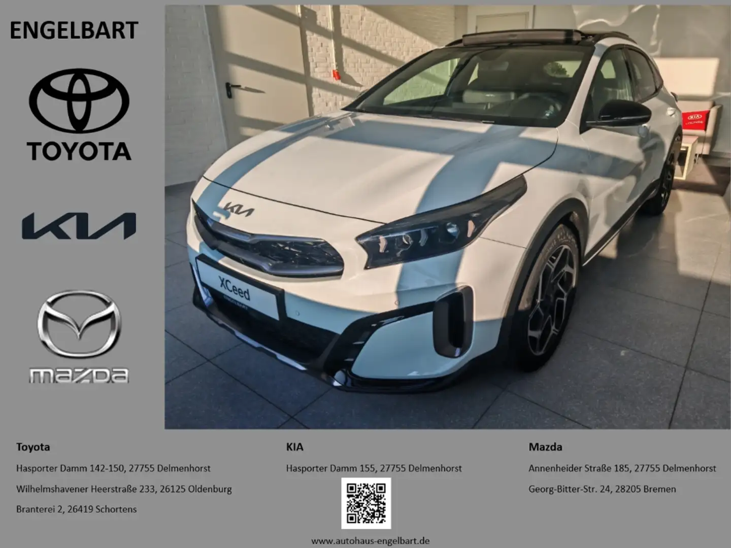 Kia XCeed GT-Line 1.5T Leder-Paket Glasdach Blanc - 1