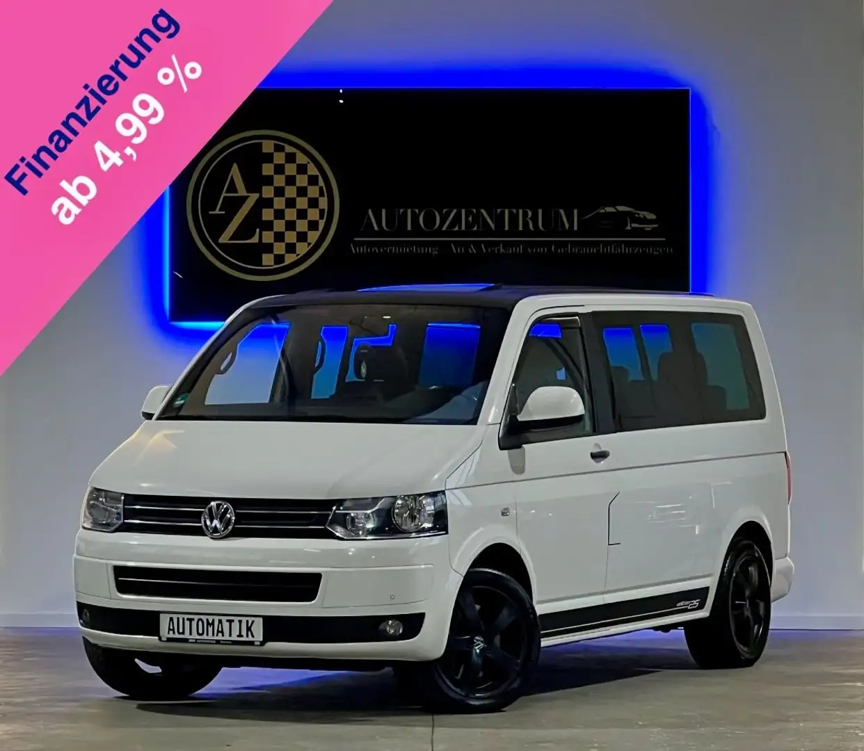 Volkswagen T5 Multivan DSG Edition 25 4Motion*LEDER*AHK*NAV Weiß - 1