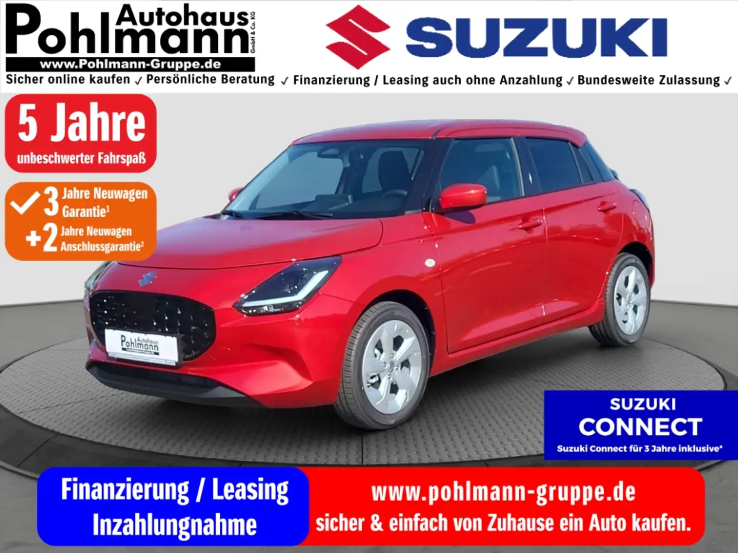Suzuki Swift 1.2 HYBRID CVT Comfort LED DAB SHZ Keyless Entry K Rot - 1
