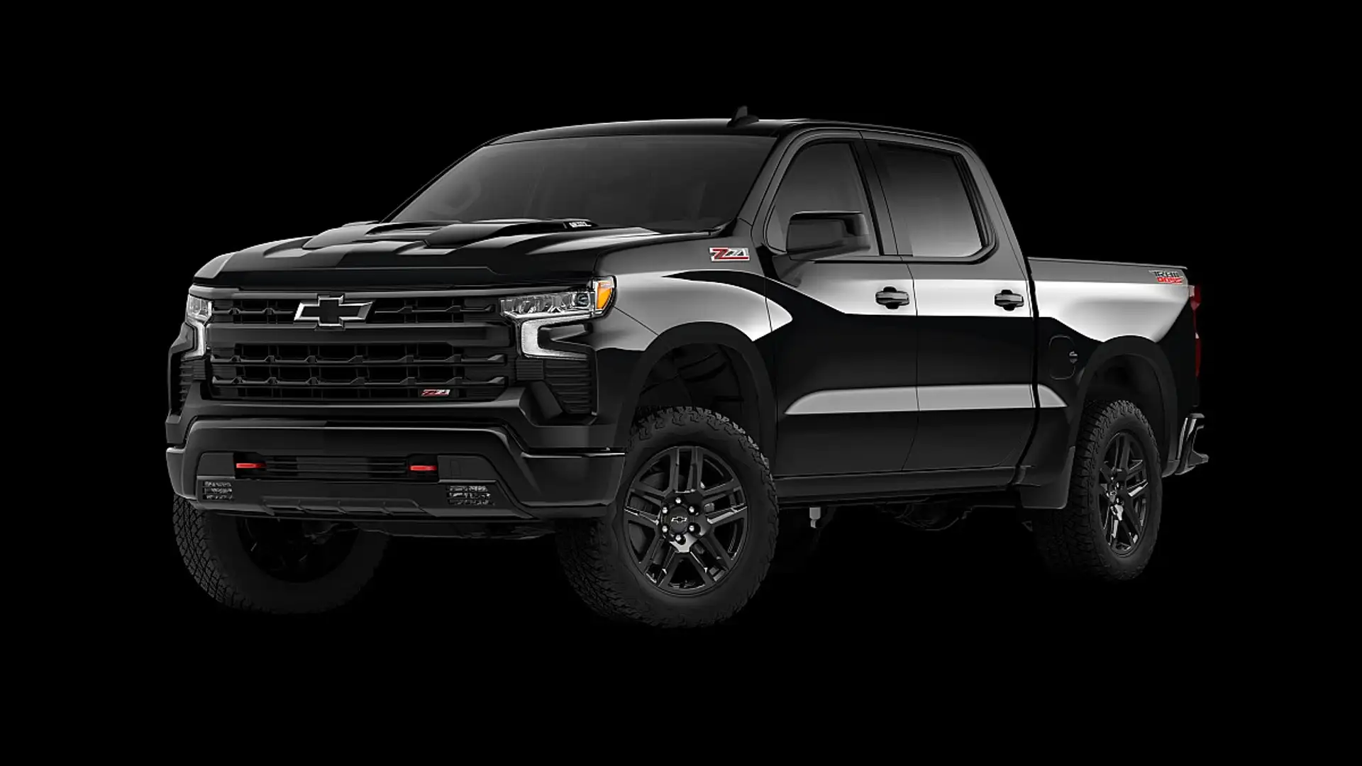 Chevrolet Silverado Silverado 1500 LT Trail Boss Crew Cab Short Box... Noir - 1
