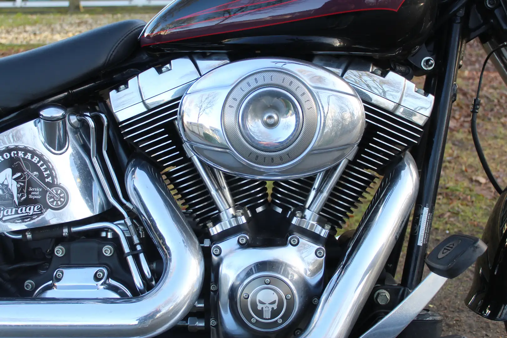 Harley-Davidson Fat Boy Negru - 2