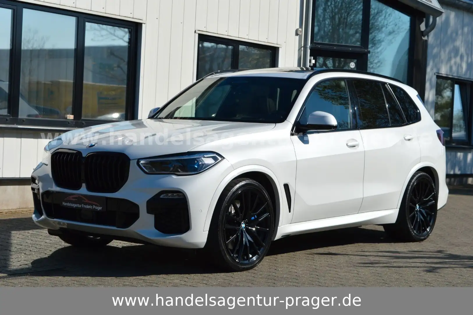BMW X5 40d M Sport Massage Stdhzg 22 Nappa HUD Luft Blanc - 1
