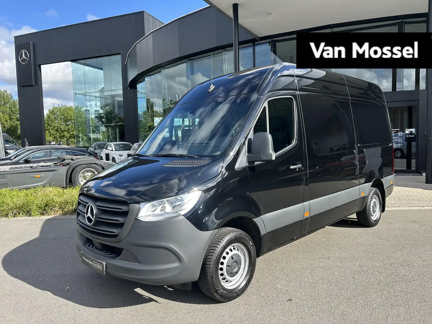 Mercedes-Benz Sprinter 317 CDI L2 RWD 3.5T TREKHAAK+ZIJWINDASSIST+CAMERA Noir - 1