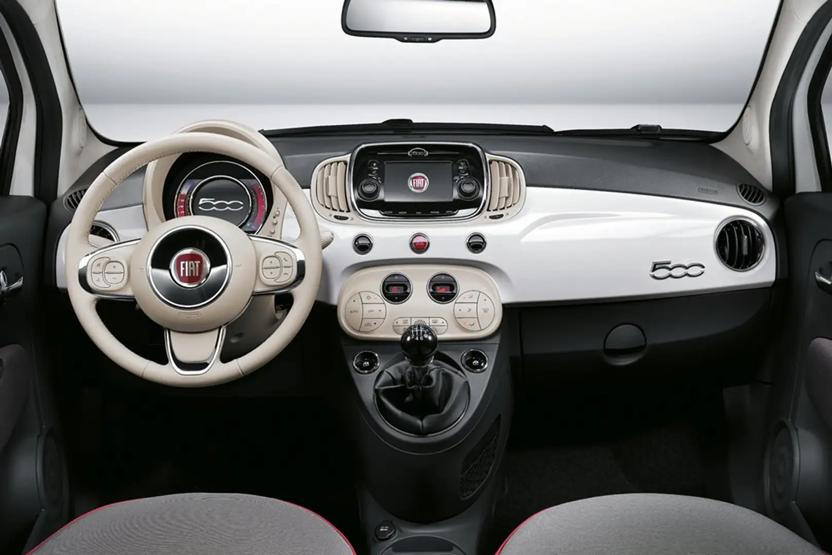 Fiat 500 1.2 GLP Lounge Negro - 1