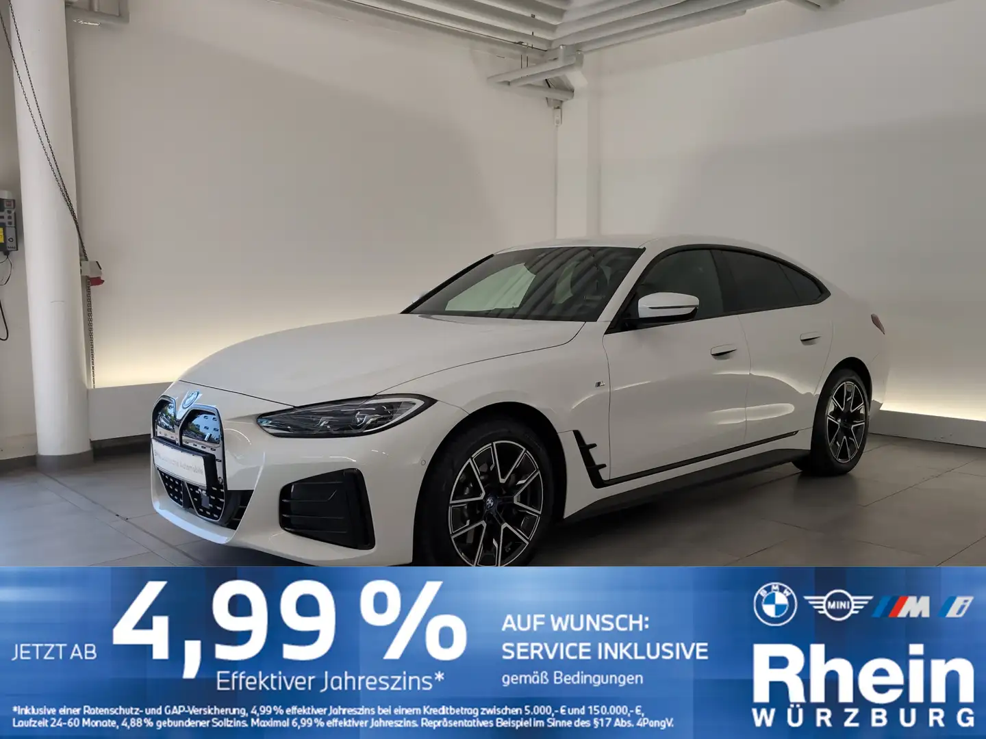 BMW i4 eDrive40 Gran Coupé M Sportpaket DAB/PDC/SHZ DAB/P Weiß - 1