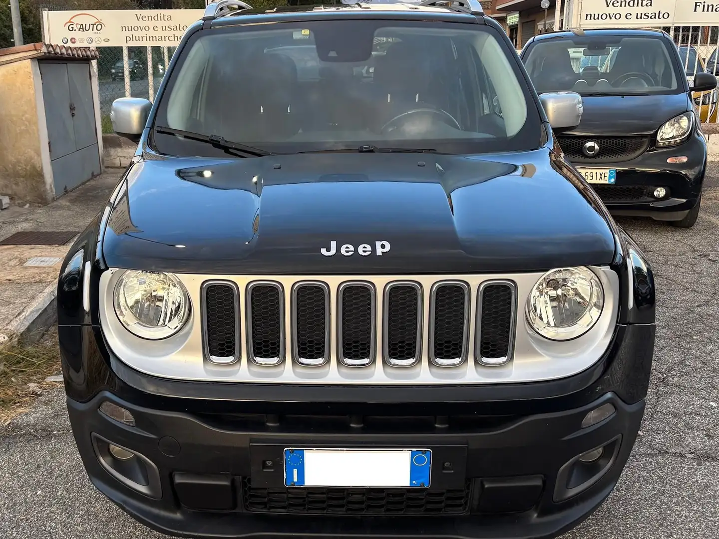 Jeep Renegade Renegade 1.6 mjt Limited 120cv NAVI CERCHI 17 PDC Noir - 1