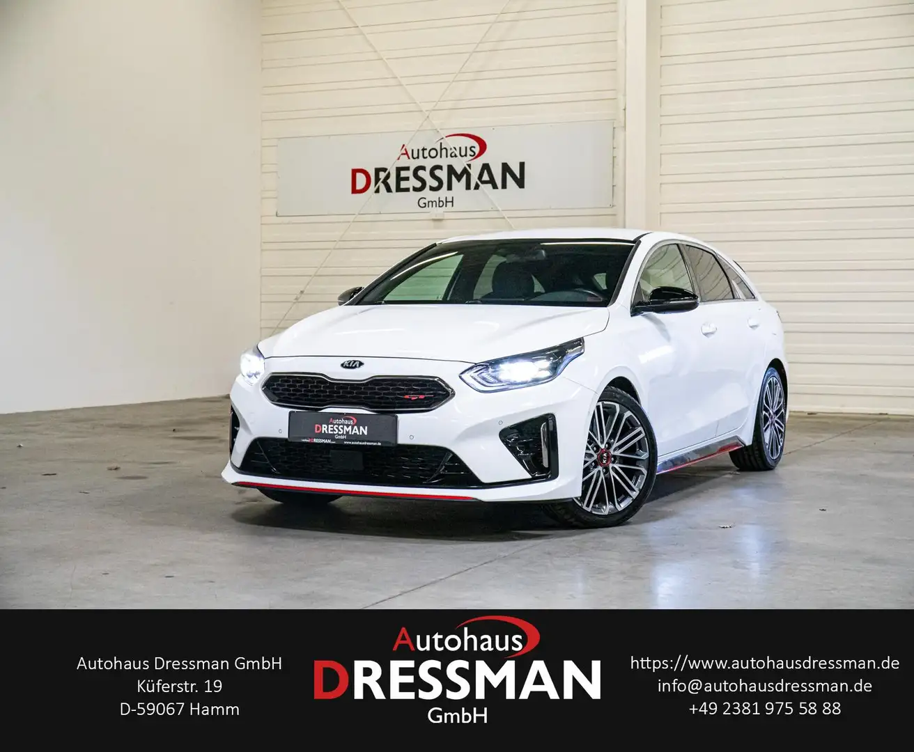 Kia ProCeed / pro_cee'd ProCeed 1.6 GT LED VIRTUAL NAVI KAMERA JBL 18Z. Weiß - 1
