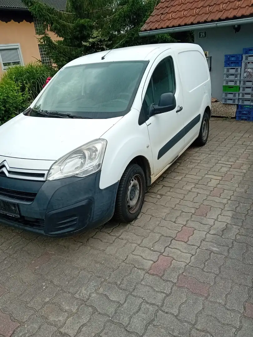 Citroen Berlingo 1.6 HDi 75  Klima Euro 5 Lkw Weiß - 1