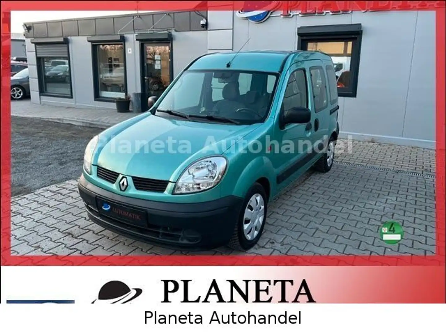 Renault Kangoo 1.6 16V *AUTOMATIK*KLIMA*2xSCHIEBETÜR* Grün - 1