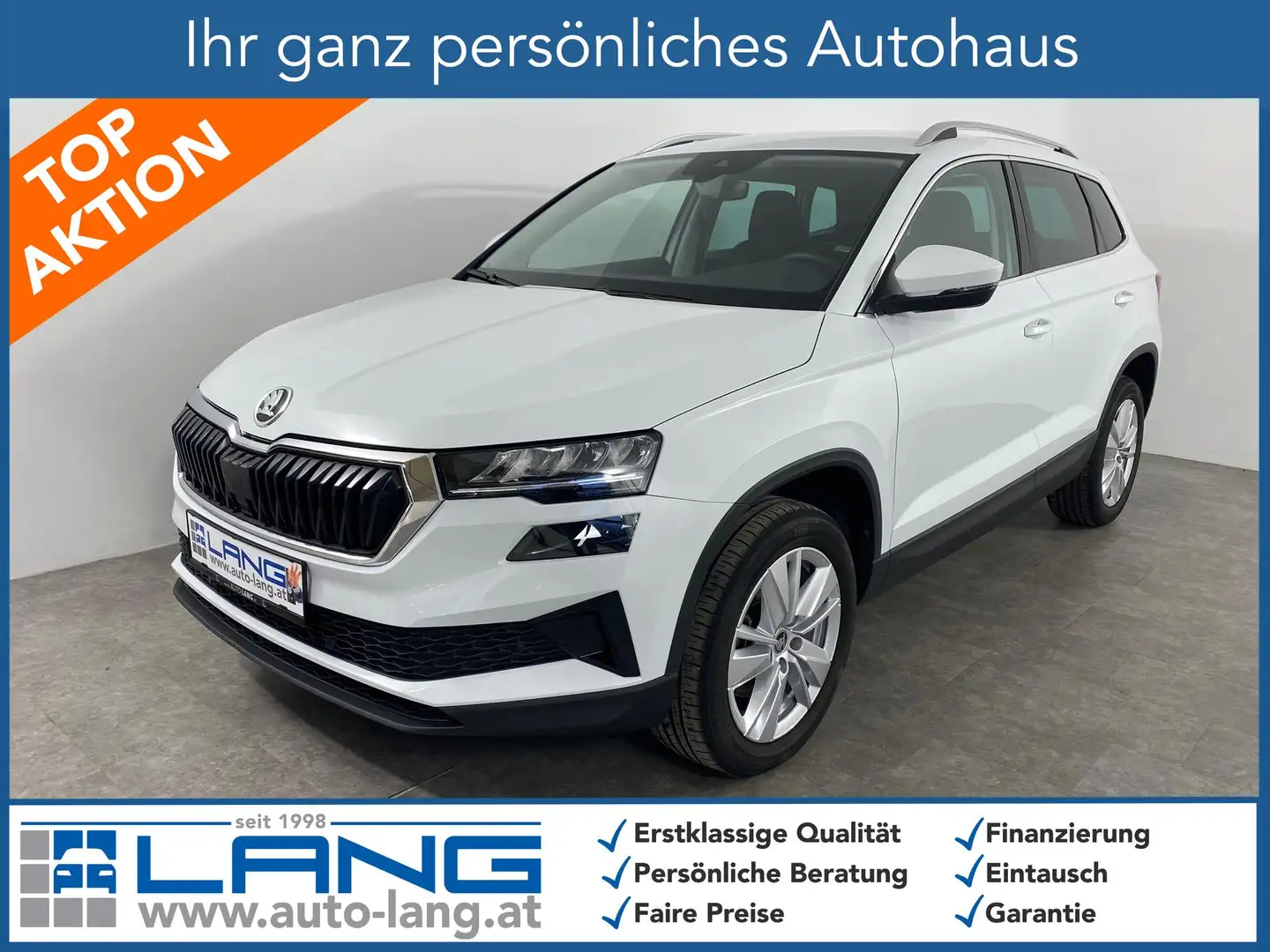 Skoda Karoq 1.5 TSI ACT Selection LED*RFK*ACC 110 kW (150 P... Weiß - 1