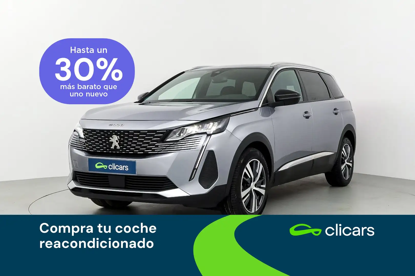 Peugeot 5008 1.2 PureTech S&S Allure Pack 130 Argent - 1