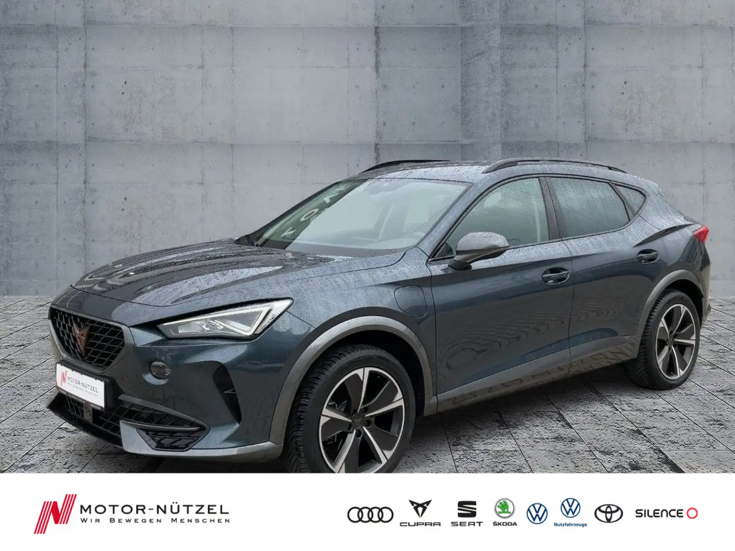 CUPRA Formentor 1.4 e-Hybrid DSG LED+NAVI+ACC+DAB+SHZ Gris - 1