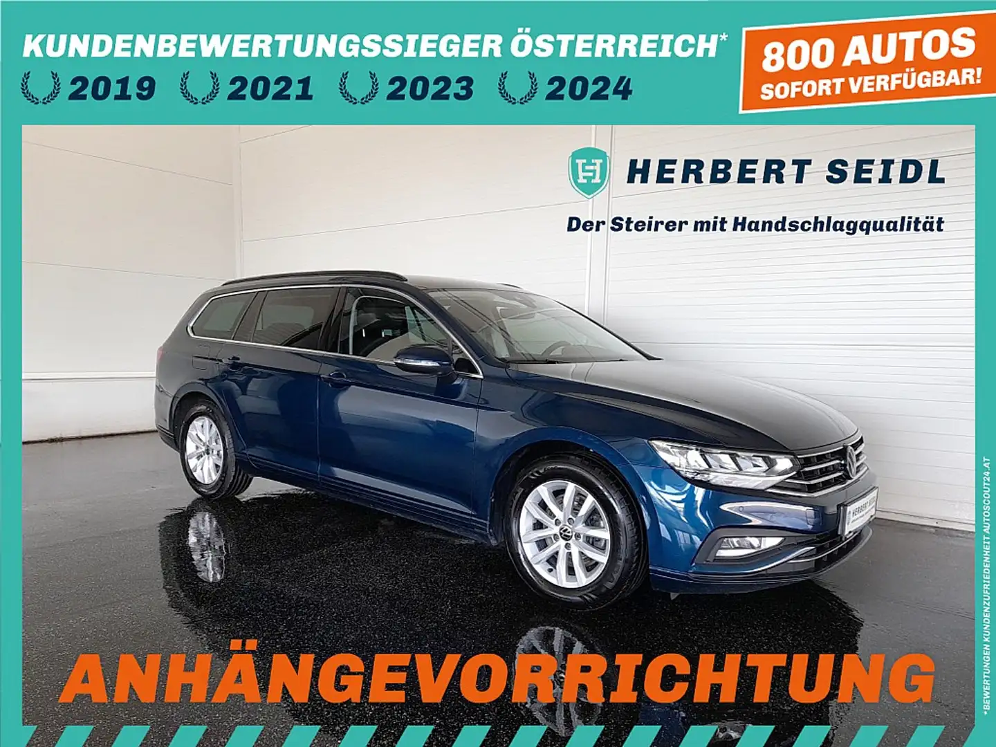 Volkswagen Passat Variant BUSINESS 2,0 TDI DSG *LED / NAVI / AHV & KAMERA... Blau - 1