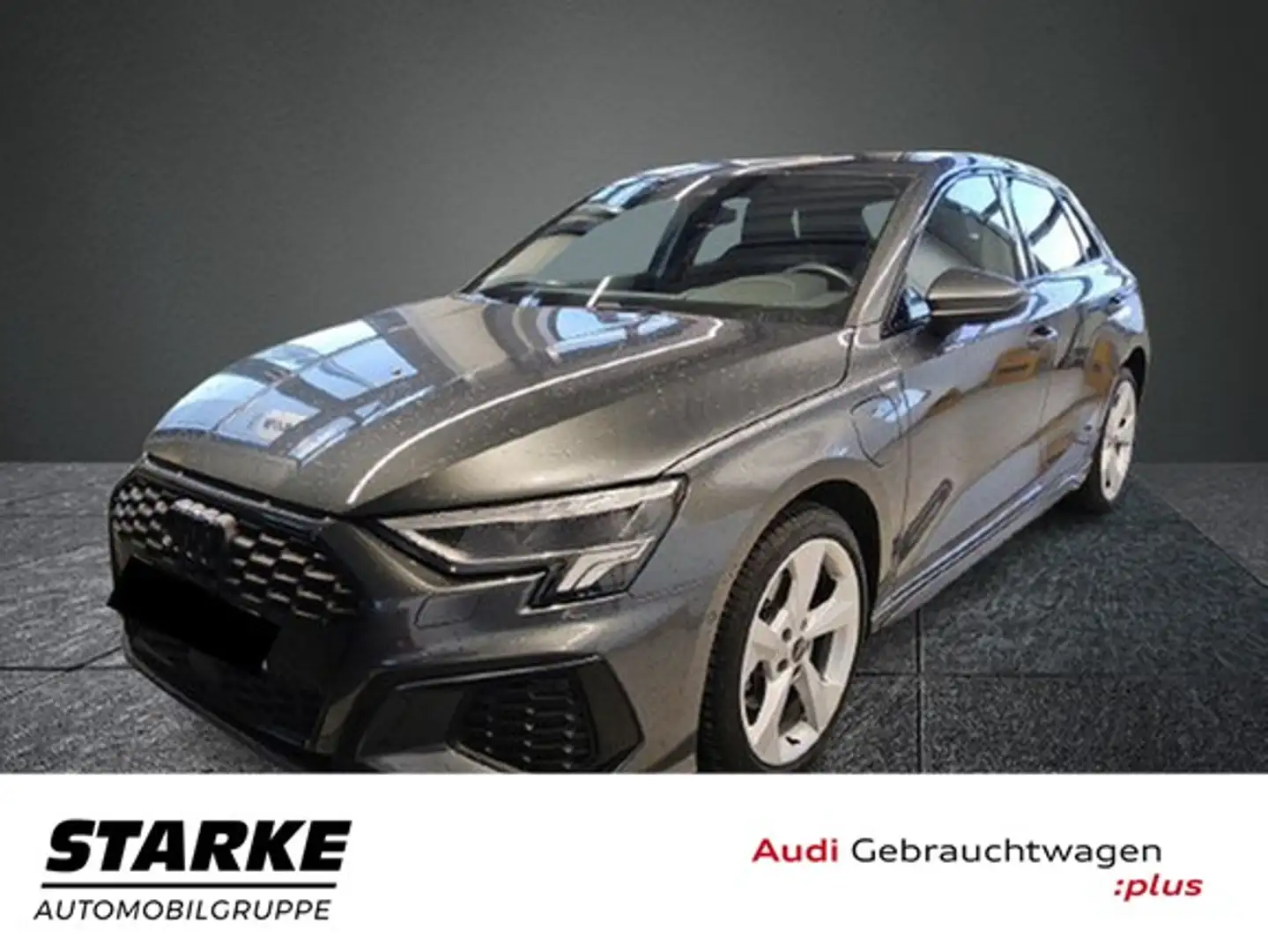 Audi A3 Sportback 40 TFSI e S tronic S line Gris - 2
