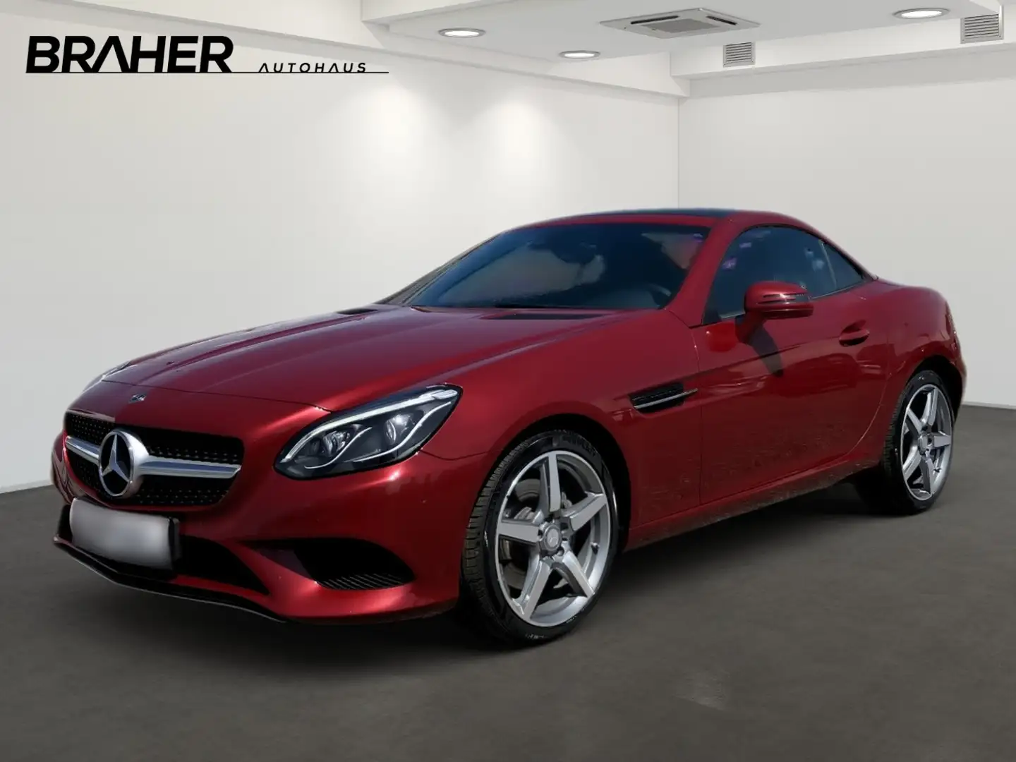 Mercedes-Benz SLC 300 AMG Pano Shz Ambi CarPlay COM Klima Czerwony - 2
