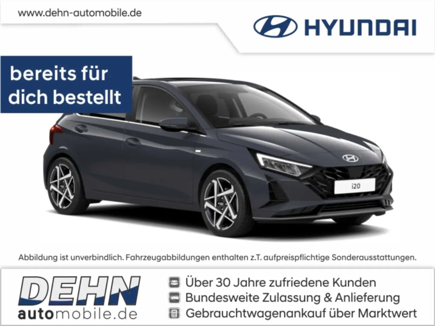 Hyundai i20 Trend Mj25 7-DCT 1.0 T-GDi Komfort-Paket Vert - 1
