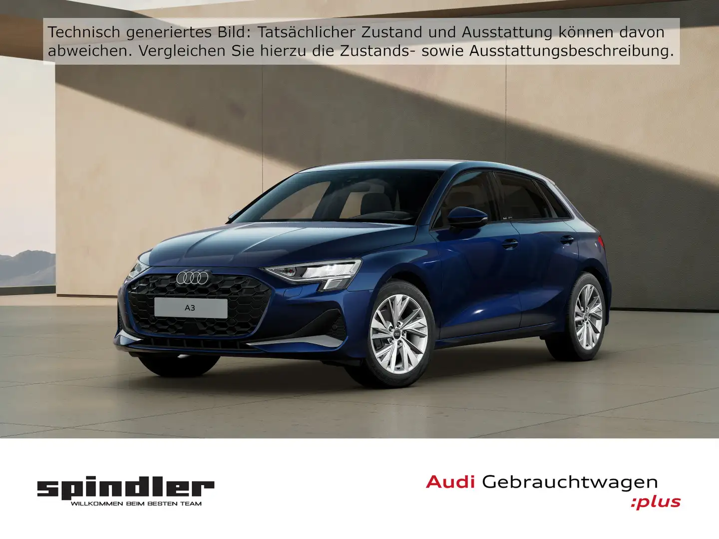 Audi A3 advanced 35TFSI S-tronic/ Navi, AHK Blau - 1