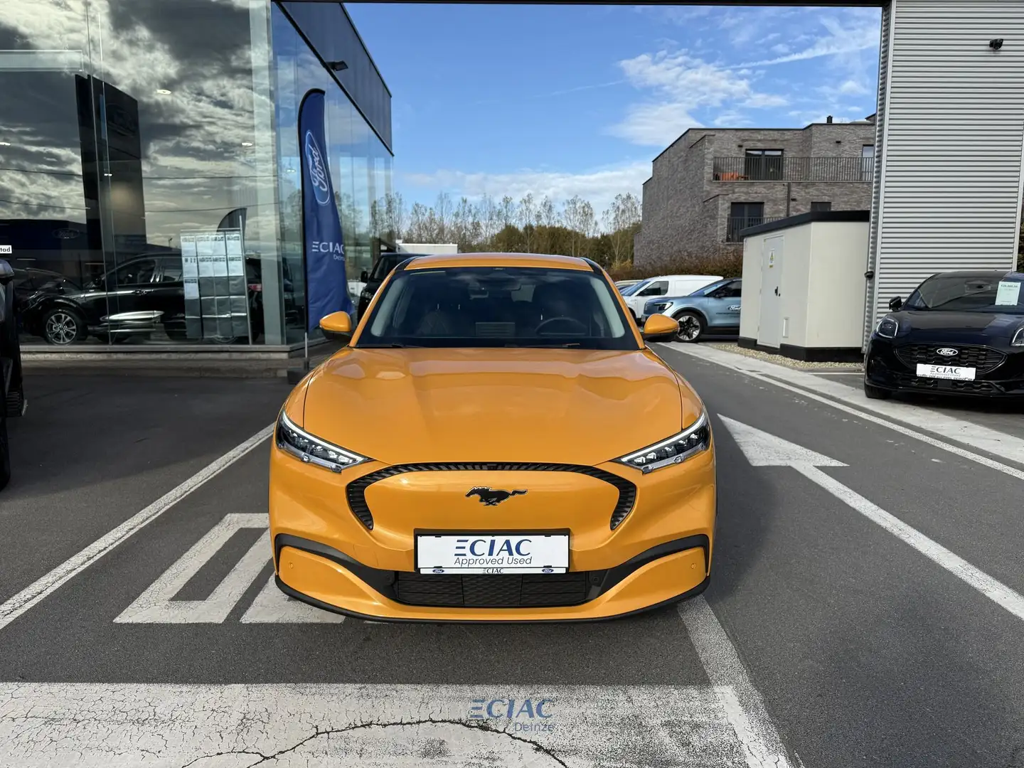 Ford Mustang 76 kWh RWD - 4 jaar garantie, zonder km beperking Jaune - 2