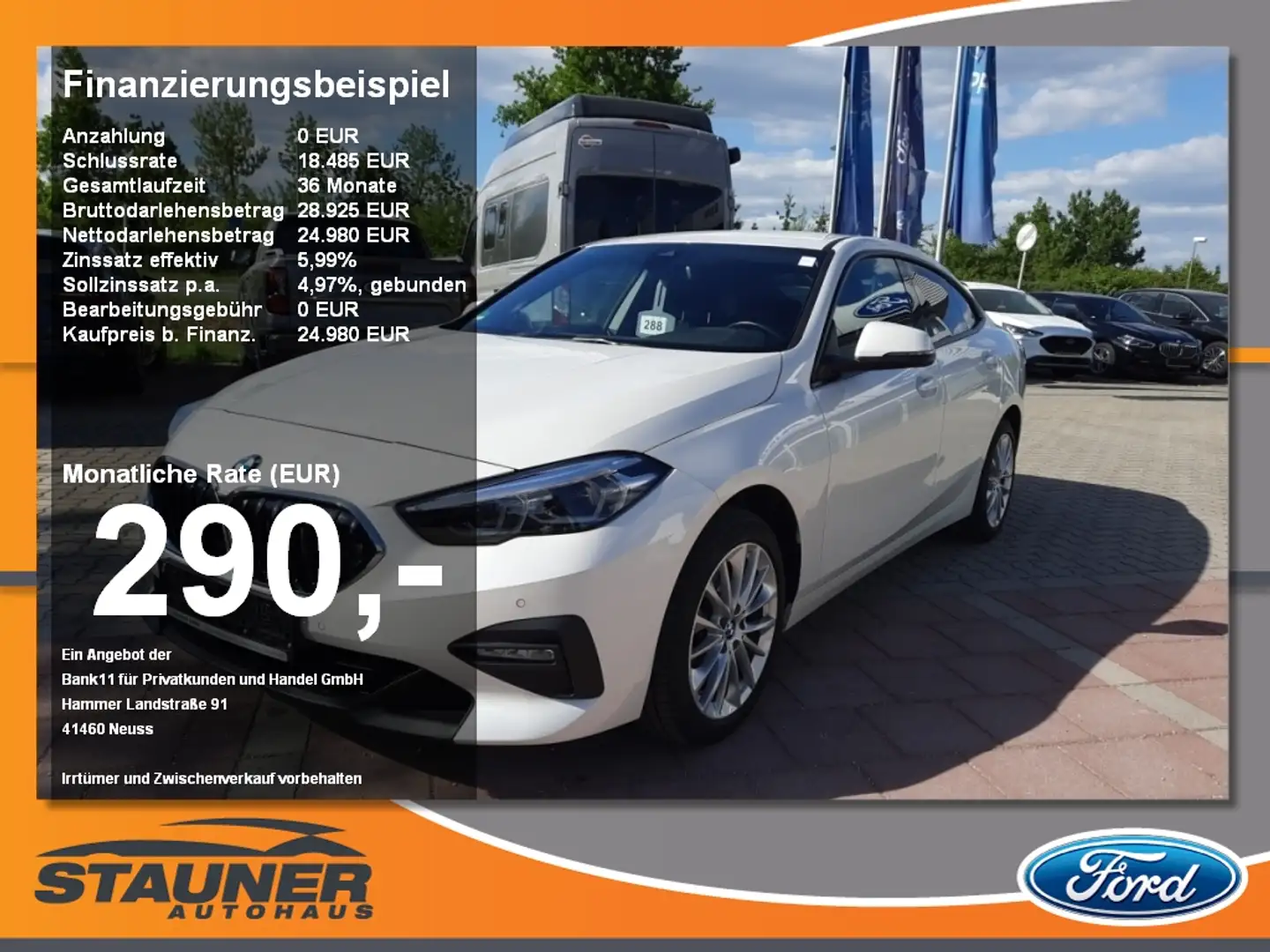 BMW 218 i Gran Coupe Advantage Navi LED AHK SHZ Blanco - 1