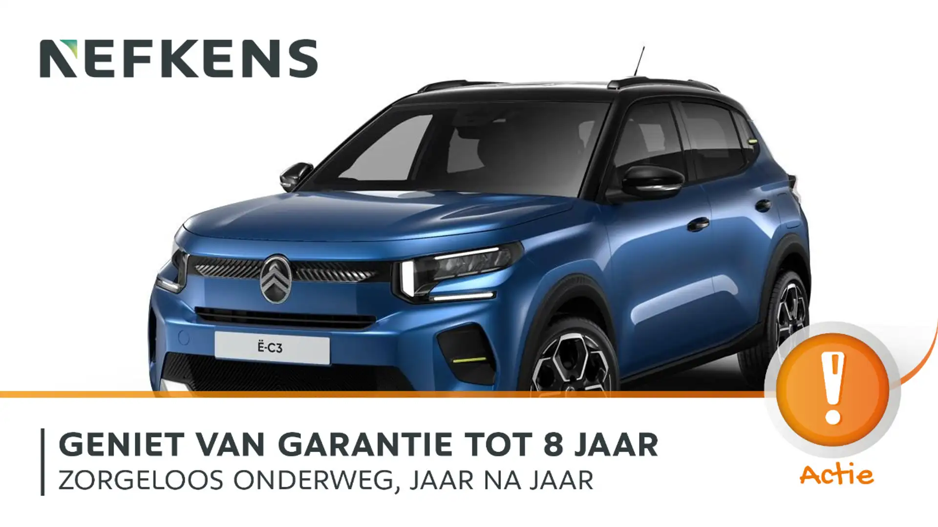 Citroen C3 Ë-C3 Max 113pk 44 kWh | VOORRAAD KORTING | TOT 8 J Blauw - 1