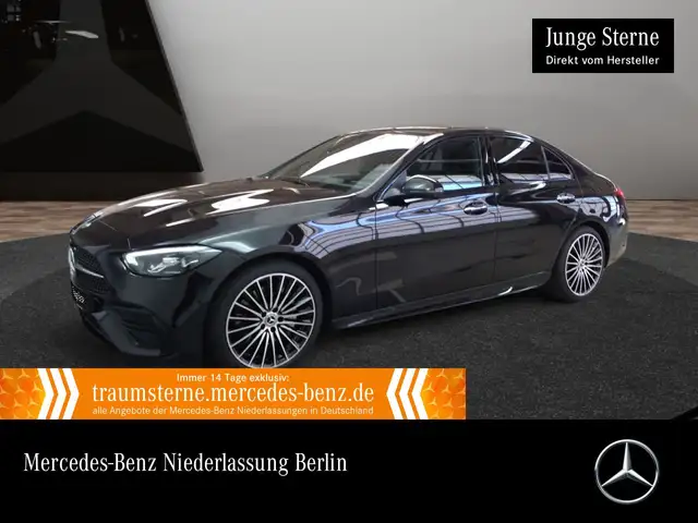 Mercedes-Benz C 200 AMG+NIGHT+PANO+360+LED+19"+TOTW+KEYLESS+9G